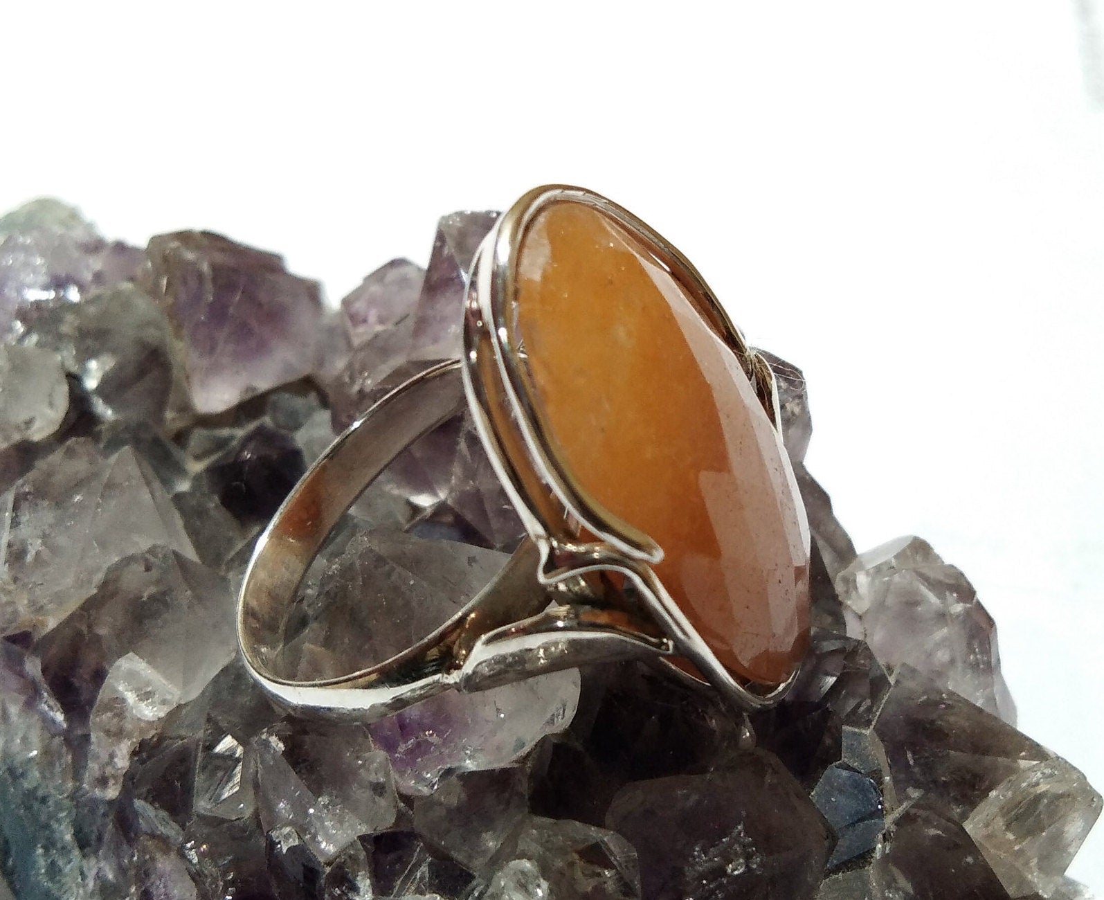 Yellow Jade Ring, 925 Starling Silver Jewelry, Yellow Jade Silver Ring, Handmade Ring, Yellow Jade Ring, For Gift Wedding Men & Women.